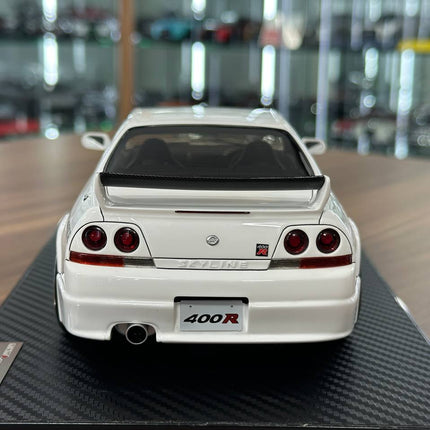 Ignition Model 1/18 Nissan Skyline GT-R R33 Nismo 400R White Resin - premium collector scale model