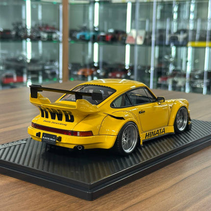 Ignition Model Porsche 930 RWB 1:18 Resin Diecast Model Yellow - fine detailed model replica