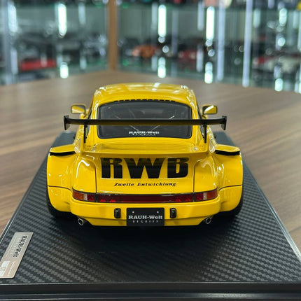 Ignition Model Porsche 930 RWB 1:18 Resin Diecast Model Yellow - premium collector scale model