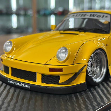 Ignition Model Porsche 930 RWB 1:18 Resin Diecast Model Yellow - collector edition scale model