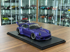 Ignition Model Porsche 930 RWB 1:18 Resin Model Purple - detailed collector display model