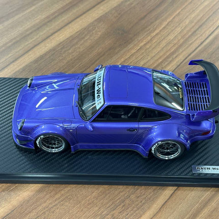 Ignition Model Porsche 930 RWB 1:18 Resin Model Purple - scale model for display