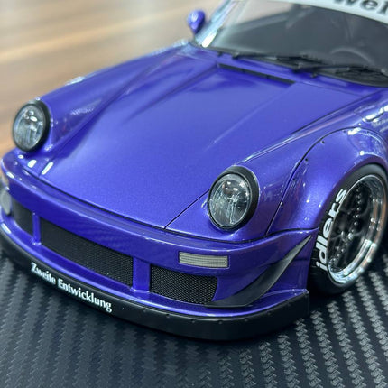 Ignition Model Porsche 930 RWB 1:18 Resin Model Purple - detailed die-cast style model