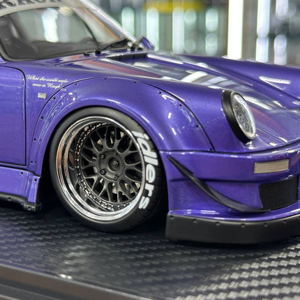 Ignition Model Porsche 930 RWB 1:18 Resin Model Purple - collector edition scale model