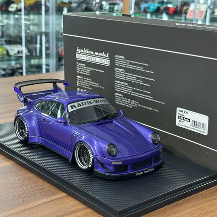 Ignition Model Porsche 930 RWB 1:18 Resin Model Purple - detailed model car replica