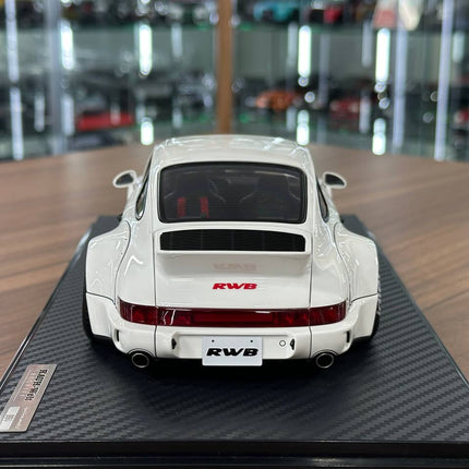 Ignition Model Porsche 964 RWB 1:18 Resin Model White - hand-finished display model