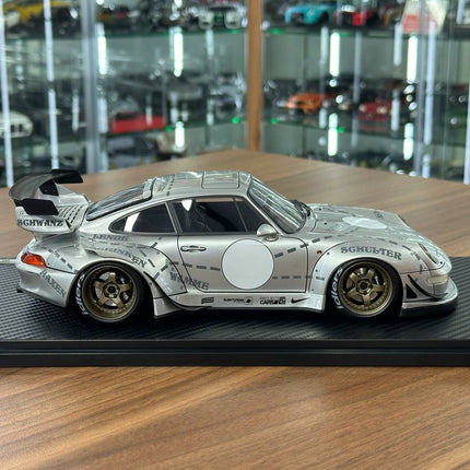 Ignition Model Porsche 993 RWB 1:18 Resin Silver - collectible scale model car