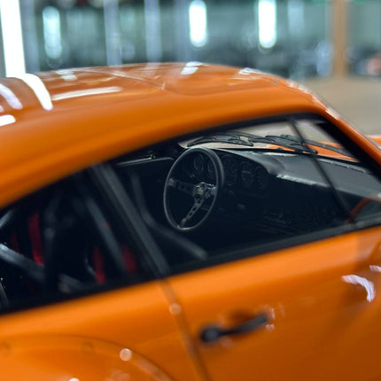 Ignition Model Porsche 964 RWB 1:18 Resin Diecast Model Car Orange - scale model for display