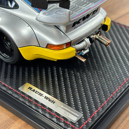 Ignition Model Porsche 964 RWB #7 Martini 1:18 Resin Silver/Yellow - detailed die-cast style model
