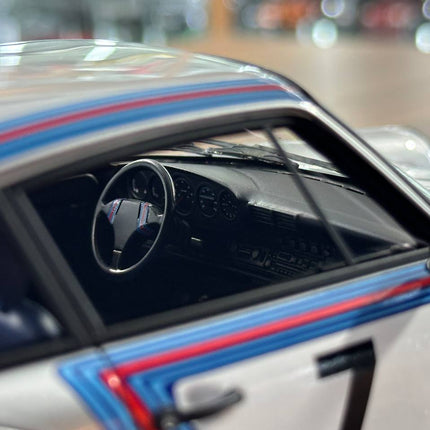 Ignition Model Porsche 964 RWB #7 Martini 1:18 Resin Silver/Yellow - fine detailed model replica