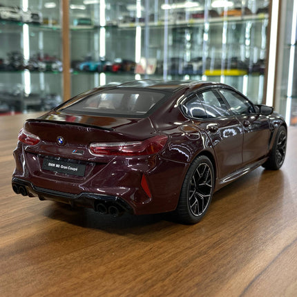 GT Spirit BMW M8 Gran Coupe 2018 1:18 Resin Wine Red - fine detailed model replica