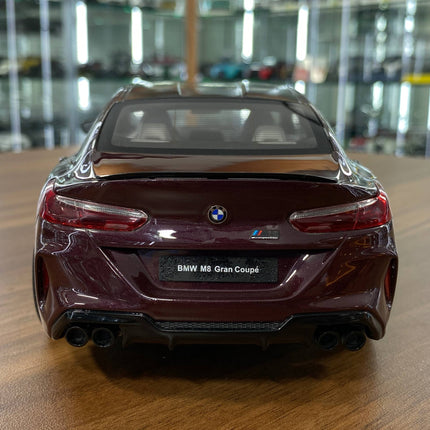 GT Spirit BMW M8 Gran Coupe 2018 1:18 Resin Wine Red - premium collector scale model