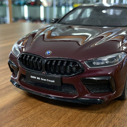 GT Spirit BMW M8 Gran Coupe 2018 1:18 Resin Wine Red - collector edition scale model