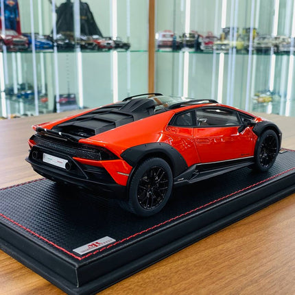 MR Collection Lamborghini Huracan Sterrato 1/18 Resin Model Arancio Xanto - fine detailed model replica