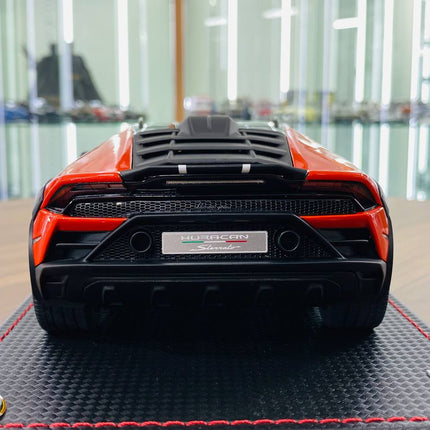 MR Collection Lamborghini Huracan Sterrato 1/18 Resin Model Arancio Xanto - premium collector scale model
