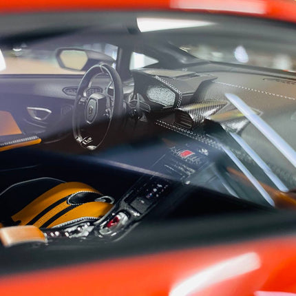 MR Collection Lamborghini Huracan Sterrato 1/18 Resin Model Arancio Xanto - collector edition scale model