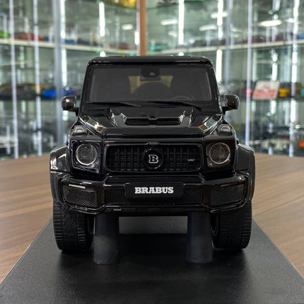 GT Spirit Mercedes Benz BRABUS 800 4x4 1/18 Super Black Diecast Model Car - studio product photo of the scale model