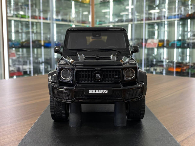 GT Spirit Mercedes Benz BRABUS 800 4x4 1/18 Super Black Diecast Model Car - studio product photo of the scale model