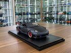 GT Spirit 1:18 Porsche 911 997 Convertible LB-Works LBWK SEMA Show 2016 Grey Resin Model - detailed collector display model