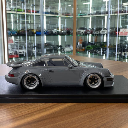 GT Spirit 1/18 Porsche 911 (964) RWB Jonsibal 2015 Grey Resin Limited Edition Model - collectible scale model car