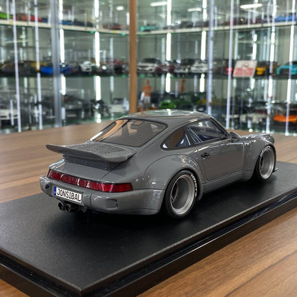 GT Spirit 1/18 Porsche 911 (964) RWB Jonsibal 2015 Grey Resin Limited Edition Model - premium collector scale model