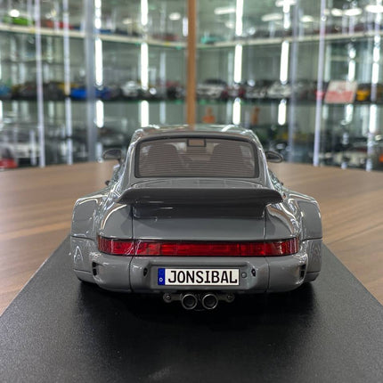 GT Spirit 1/18 Porsche 911 (964) RWB Jonsibal 2015 Grey Resin Limited Edition Model - scale model for display
