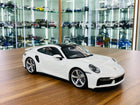 Minichamps Porsche 911 Turbo S 1:18 White Resin Model - detailed collector display model
