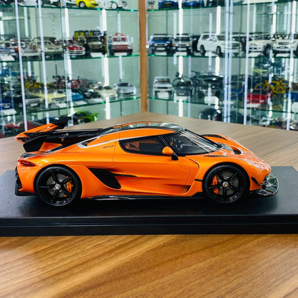 GT Spirit Koenigsegg Jesko ATTACK 1/18 Orange Resin Diecast Model Car - collectible scale model car