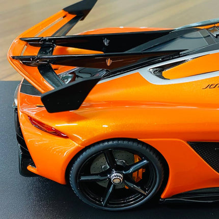 GT Spirit Koenigsegg Jesko ATTACK 1/18 Orange Resin Diecast Model Car - showroom-quality model replica