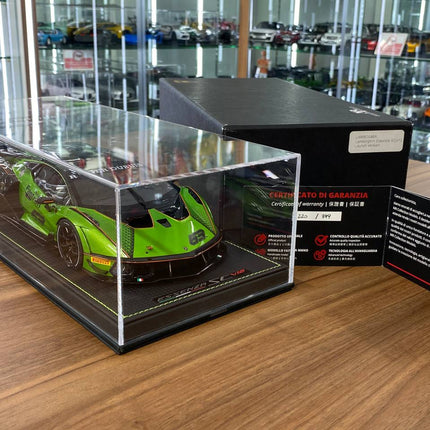 1/18 Resin Lamborghini Essenza #63 Green by MR Collection - collector edition scale model