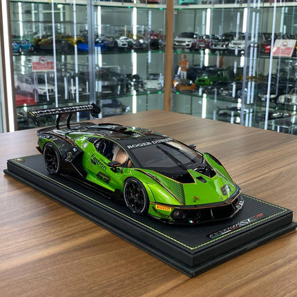 1/18 Resin Lamborghini Essenza #63 Green by MR Collection - detailed collector display model