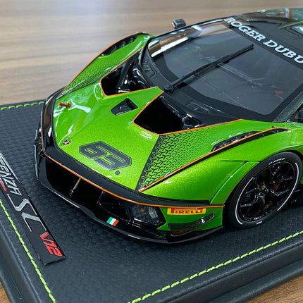 1/18 Resin Lamborghini Essenza #63 Green by MR Collection - detailed die-cast style model