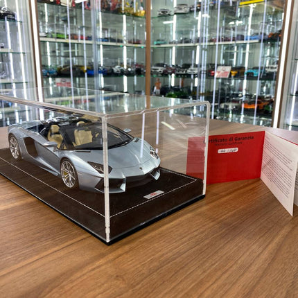 MR Collection 1/18 Lamborghini Aventador Roadster Ice Blue Resin Model Limited 249 - collector edition scale model