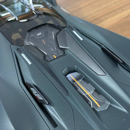 MR Collection 1/18 Lamborghini Terzo Millennio Matt Grey Resin Model - collector edition scale model