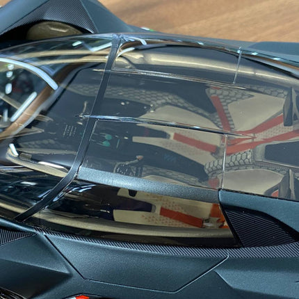 MR Collection 1/18 Lamborghini Terzo Millennio Matt Grey Resin Model - detailed die-cast style model