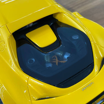 MR Collection Ferrari 296 GTB Giallo Tristrato 1:18 Resin Model - collector edition scale model