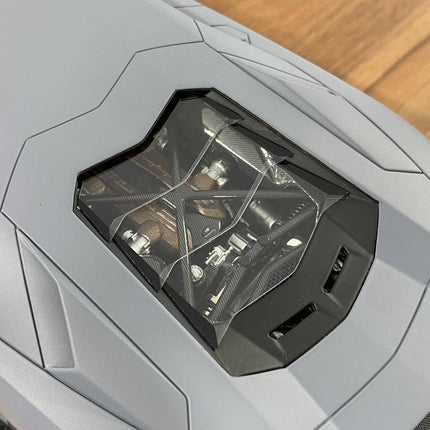 MR Collection Models 1:18 Resin Lamborghini Aventador ULTIMATE Grigio Acheso - scale model for display