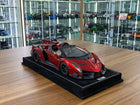 MR Collection 1/18 Lamborghini Veneno Rosso Veneno Resin Model Car - detailed collector display model
