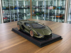 1/18 Resin Lamborghini Sián FKP 37 Verde Gea – MR Collection Limited 399 pcs - detailed collector display model