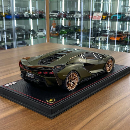 1/18 Resin Lamborghini Sián FKP 37 Verde Gea – MR Collection Limited 399 pcs - fine detailed model replica