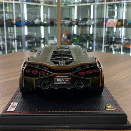 1/18 Resin Lamborghini Sián FKP 37 Verde Gea – MR Collection Limited 399 pcs - premium collector scale model