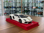 MR Collection 1/18 Resin Lamborghini Aventador White Sealed Model - detailed collector display model