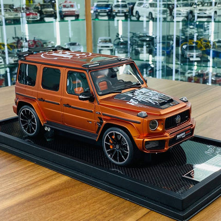 MotorHelix 1/18 Mercedes Benz BRABUS 800 HERMES Resin Model Bronze - detailed collector display model