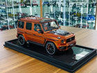 MotorHelix 1/18 Mercedes Benz BRABUS 800 HERMES Resin Model Bronze - detailed collector display model