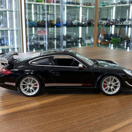 Bburago 1:18 Porsche 911 GT3 RS 4.0 Black Diecast Model Car - collectible scale model car