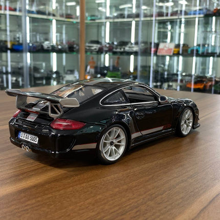 Bburago 1:18 Porsche 911 GT3 RS 4.0 Black Diecast Model Car - fine detailed model replica