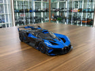 Bburago 1/18 Bugatti Bolide Blue Diecast Model Car - detailed collector display model