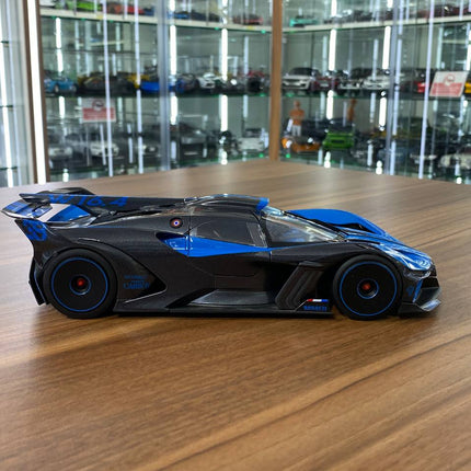 Bburago 1/18 Bugatti Bolide Blue Diecast Model Car - collectible scale model car