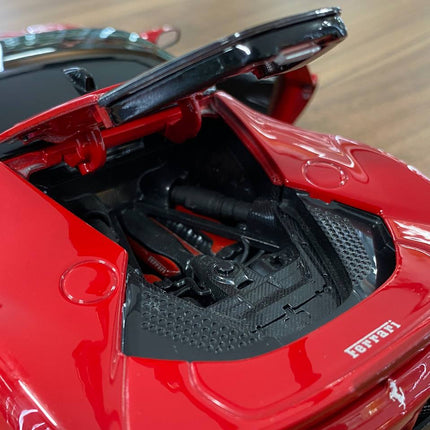Bburago 1/18 Diecast Ferrari SF90 Stradale Red Scale Model Car - collector edition scale model