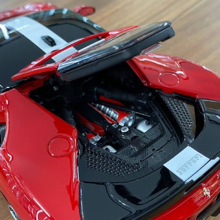Bburago 1/18 Ferrari SF90 Stradale Red Signature Series Diecast Model Car - premium collector scale model